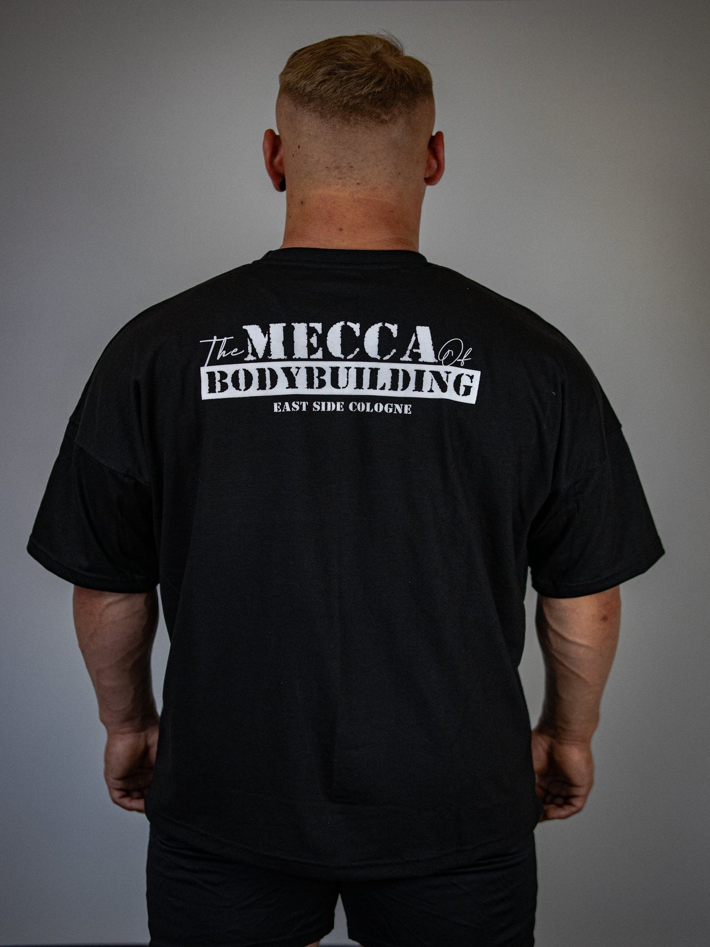 Oversize Kraft Station T-Shirt Schwarz