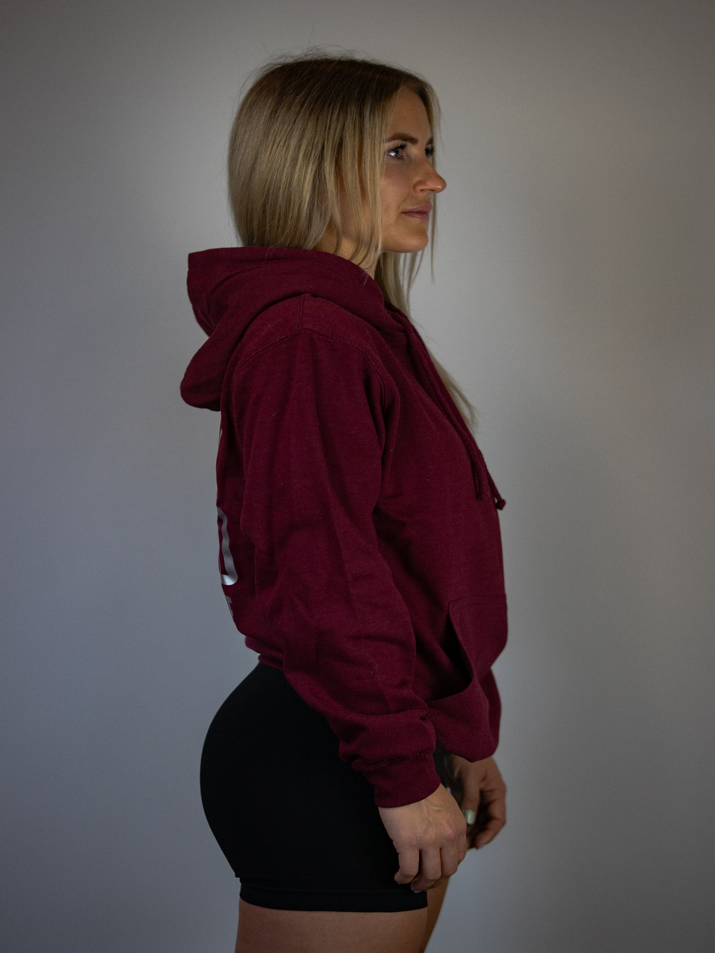 Kraft Station Hoodie Dunkelrot