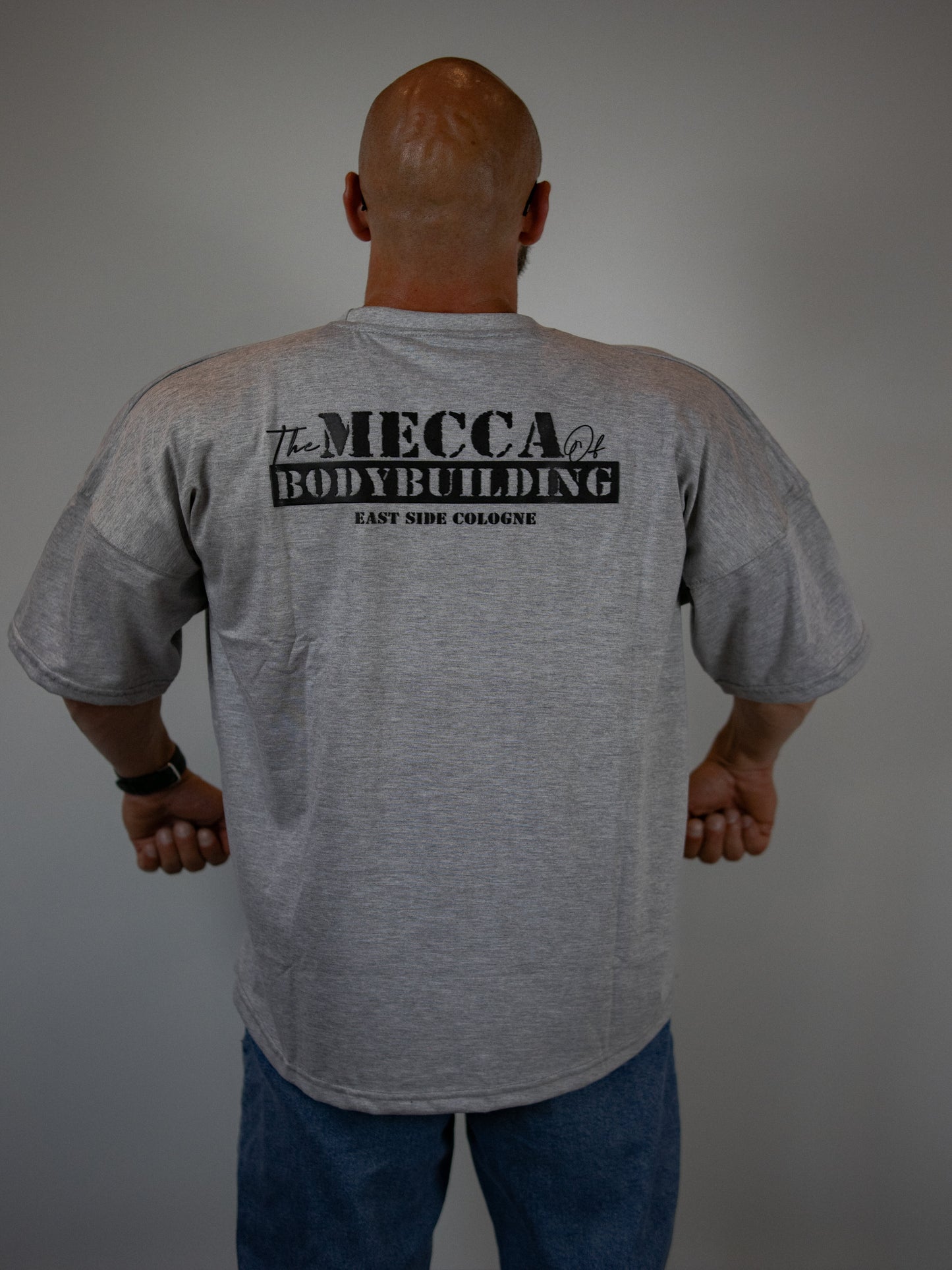 Oversize Kraft Station T-Shirt Grau